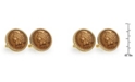 American Coin Treasures Indian Head Penny Rope Bezel Coin Cuff Links